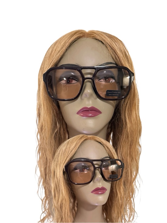 House of Harlow 1960 Accessories - House of Harlow 1960 Oversized Black Frame with Brown Gradient Lenses Sunglasses